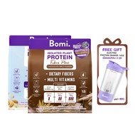 [แพ็คคู่ SET DUO] Bomi Isolated Plant Protein Fiber Plus (10x40g) โปรตีนพืชสูตรอัพเกรด โปรตีนสูง หวา
