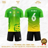 Jersey Takraw Custom Print Premium Crytfit - Warna Cinnamon/Light Grey/Maroon/Mango