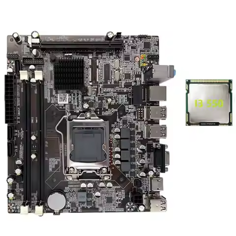LA-1 Set H55 Motherboard LGA1156 Supports I3 530 I5 760 Series CPU DDR3 Memory With I3 550 CPU