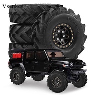 [Vsenkes] 4 RC Wheels And Tires, Mounting Accessories, Robust And Professional Spare Parts for SCX24