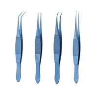 Ophthalmic Tissue Forceps Curved Straight Angle Autoclavable Conjunctiva Forceps Titanium Alloy Opht