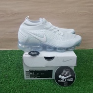 NIKE AIR VAPORMAX 2.0 WHITE PLATINUM SHOES UA BNIB FREE SOCKS IJK6 Kasut Sukan Kasual Kasut Sukan Ka