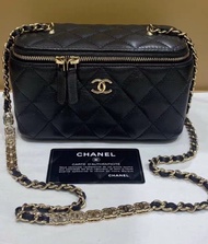 Chanel  22PCC金鏈，荔枝皮長盒子