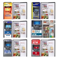 1 DOOR ATM FRIDGE STICKER