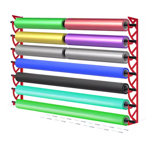 Film FOSHIO 3-Roll/7-Roll Holder FOSHIO 3-Roll/7-Roll Large Spacing Metal Film Racks Aluminum Car Pr
