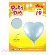 6.18吋復古愛心鋁箔氣球-藍