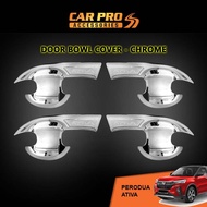 Perodua Ativa Door Inner Bowl Cover Chrome (4pcs)