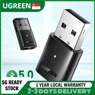 UGREEN USB Bluetooth 4.0 5.0 Adapter Wireless Dongle Transmitter and Receiver for PC with Windows 10 8 7 XP Bluetooth Stereo Headset