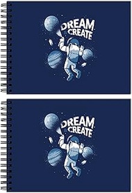 Tinywalk Z Black Sheet Black Pages Drawing Pad Landscape Sketch Book Combo Thick Sheets (A4 Size,50 