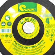 Batu Gerinda Poles Flexible 4" KINIK AC60 GC60 WA60 / Batu Gerinda Flexible 4 Inch AC GC WA 60 KINIK