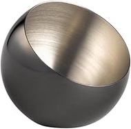 APS Sphere 40772 Bowl Set of 3 Diameter 8 cm Height 7 cm 0.1 Litre Stainless Steel Gunmetal Look