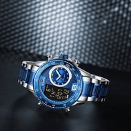 Naviforce watch byMMTIME นาฬิกาแบรนด์แท้สินค้าพร้อมกล่องกันนำ้มีวันที่ขนาดนาฬิกา4.5cm