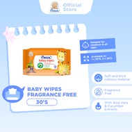 Pureen Baby Wipes Fragrance Free 30'S | BWFF