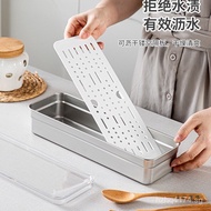Stainless Steel Dustproof Chopstick Holder304Home Restaurant Kitchen Layer Chopsticks Holder Restaur
