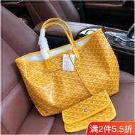 ♟✵ กระเป๋าฟันสุนัข Goyard Goya Star สไตล์เดียวกันกระเป๋าช้อปปิ้งผ้าใบตะกร้าผักความจุมากกระเป๋าแม่สามีอินเทรนด์กระเป๋าทรงสี่เหลี่ยมมีหูหิ้วสะพายไหล่