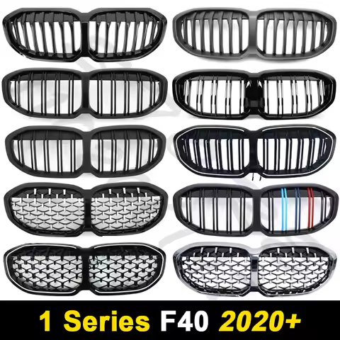 for 2020+ F40 1-Series BMW 118i 120i 128ti 135i 116d 118d 120d 128e Bumper Mesh Racing Kidney Grille