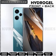 Hydrogel Front + Back Screen Protector Xiaomi Poco F6 Pro Poco F5 Pro Poco F4 GT Poco F3 GT Poco F2 