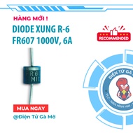 [1 CON] Pulse Diode, FR607 1000V, 6A R-6 Newly Imported