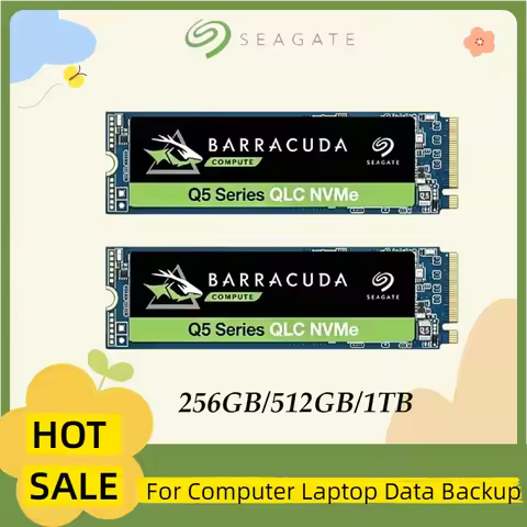2026 For Seagate 2400 MB/s Barra Cuda Q5 Hard Disk M.2 2280 SATA 128GB/256GB/512GB/1TB/2TB For Deskt