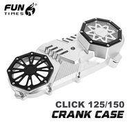 CNC BILLET CRANKCASE COVER - SILVER & BLACK EDITION
