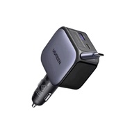 # UGREEN 60W 1C1A FAST CAR CHARGER WITH RETRACTABLE CABLE #