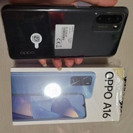 hp oppo a16 ram 3 32 garansi resmi 6bln fullset box charger new ori - baru 100%