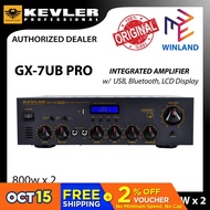 □♕¤Kevler GX-7UB PRO 800W X 2 Amplifier with Bluetooth USB LCD  *WINLAND*