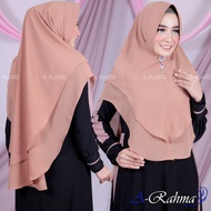 Plain Oval Khimar Khimar Labuh Khimar Chiffon Khimar Umrah Khimar Tudung