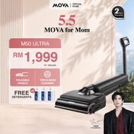 MOVA M50 Ultra Wet Dry Floor Washer & Vacuum Cleaner | First Foldable Handle | Tri-Edge Cleaning | 1