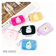 GANTUNGAN Milk bottle coin purse bag hanger fur wallet kobo milk bottle