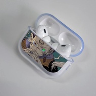 Jujutsu Kaisen Gojo Satoru Earphone Case for Apple Airpods 4 2 3 Pro Soft Transparent Anime AirPods 