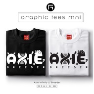 ▧◕♠Graphic Tees Mnl - Gtm Axie Infinity Breeder Customized Shirt Unisex Tshirt For Women And Men