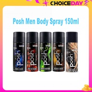 Posh Men Body Spray 150ml Parfum Pria Minyak Wangi