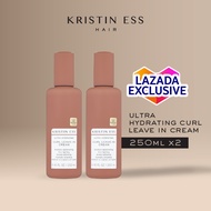 LAZADA EXCLUSIVE [Twin Pack] Kristin Ess Ultra Hydrating Curl Leave In Cream 250ml [Expiry : 21/12/2