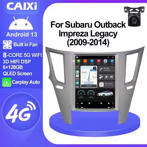CAIXI GX9 Android 13 Car Radio For Subaru Outback Impreza Legacy 2009-2014 LHD Car Multimedia carpla