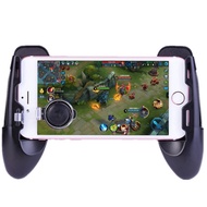 Universal mobile game controller phone grip with joystick / fire buttons