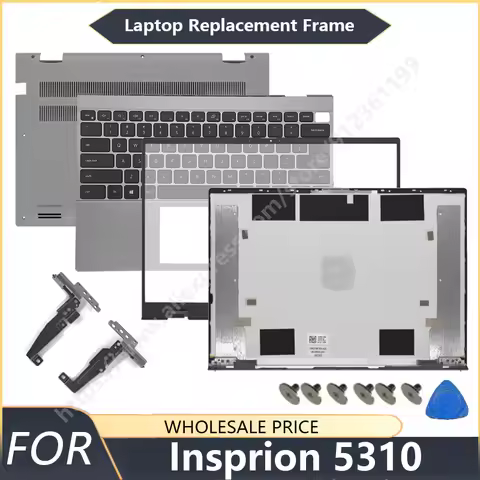 NEW For Dell Insprion 5310 Laptop LCD Back Cover Front Bezel Palmrest Bottom Case US Keyboard No bac