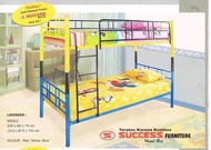 Success Furniture Ranjang Tidur Besi Sorong Model Lavender Merah
