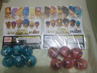 聖鬥士星矢 Q版十二宮 扭蛋 01 02 齊一套連機頭紙 全新未開封品  不議價