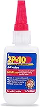 FastCap 2P-10 Medium 2.25 oz/64g. Instant Wood Adhesive, Two Part, Medium Adhesive, 2.25oz. Activato
