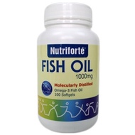 NUTRIFORTE FISH OIL 1000MG CAPSULES 100S EXP08/2025