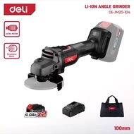 DELI Cordless Li-ion Angle Grinder (20V / 100mm / M10 / Brushless) DE-JM20-1D4