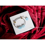 Lucky Aquamarine drawstring ring