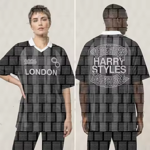Harry Styles - Black Unisex Jerseys for The "Together" Tour At Wembley Stadium in 2026_