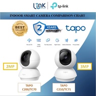 TP-Link Tapo C200(2MP)/C210-TC71(3MP) Pan Tilt HD WiFi CCTV Home Camera Security Indoor 360 Degree 2 Way Audio