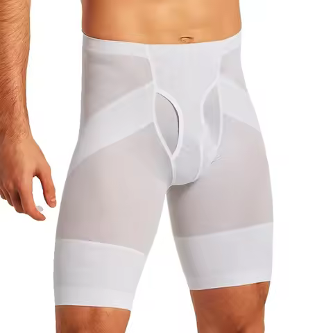 Men Body Shaper Tummy Control Compression Shorts Belly Slim Shapewear Abdomen Reducer Panties Fitnes