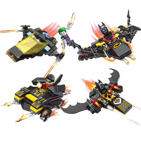 Blind box Mini Marvel Building Blocks Figures Big Goblin Spiderman Iron Man Venom Captain Hawk Deadp