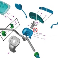 100% ORIGINAL YADEA E8S PRO COWLING BRACKET // 50480-D0E8-0200 100% ORIGINAL YADEA E8S PRO