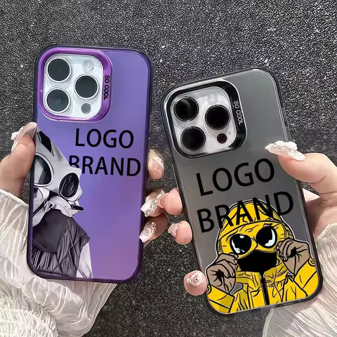 Brand C-CP C-company Phone Case For IPhone 12 11 13 14 15 16 17Max Pro Plus Mini Protective IMD Colo