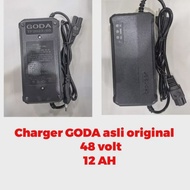 48 volt 12 AH charger sepeda listrik GODA asli original
